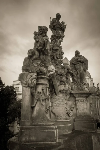 Ruas Bonitas Arquitetura Outono Praga — Fotografia de Stock