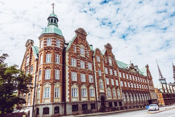 Hermosas Calles Copenhague Viajes Fondo — Foto de Stock