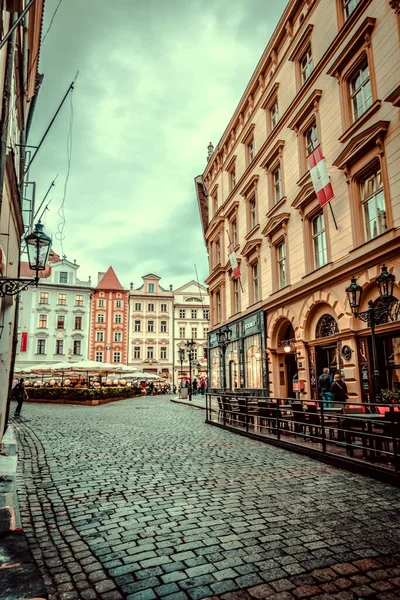 Hermosas Calles Arquitectura Otoño Praga —  Fotos de Stock