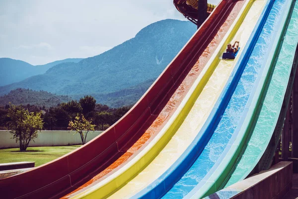 Dia Rijden Van Water Het Waterpark — Stockfoto