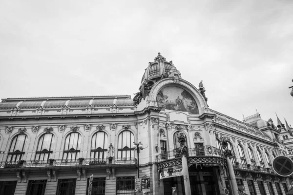 Güz Prag Güzel Sokakları Mimarisi — Stok fotoğraf