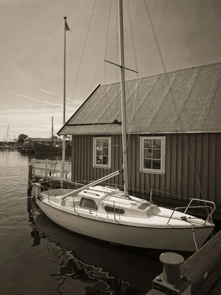 Beautiful Sea Village Denmark — Stock Photo, Image