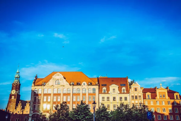 Hermosas Hermosas Calles Wroclaw — Foto de Stock