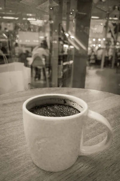 Mecz Latte Kawiarni — Zdjęcie stockowe