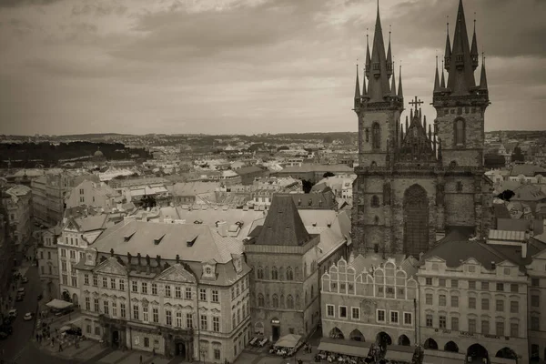 Чудова Архітектура Середньовічної Праги Подорож Європи — стокове фото