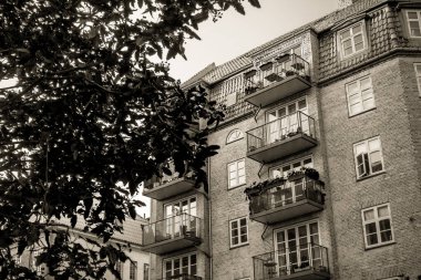 Kopenhag Şehri, Danimarka, İskandinavya. Güzel bir yaz günü