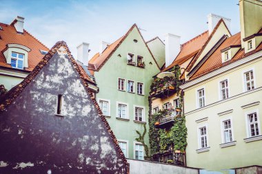 Wroclaw 'ın muhteşem, güzel sokakları