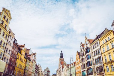 Wroclaw 'ın güzel, resimsi merkezi