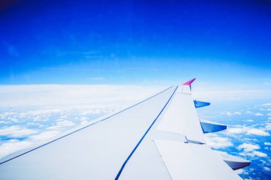 Uçakla seyahat, seyahat arka planı