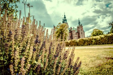 Kopenhag 'daki Güzel Rosenborg Kalesi