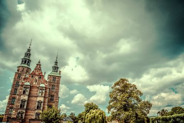 Kopenhag 'daki Güzel Rosenborg Kalesi