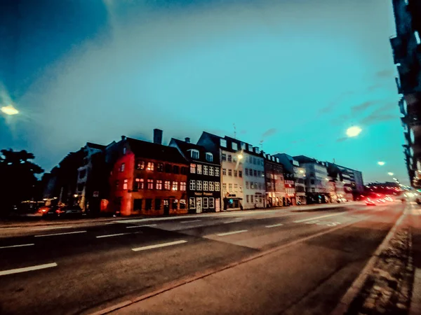 Kopenhagen Sommer Schöne Architektur Reise Hintergrund — Stockfoto