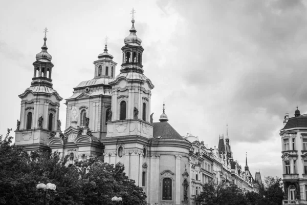 Güz Prag Güzel Sokakları Mimarisi — Stok fotoğraf