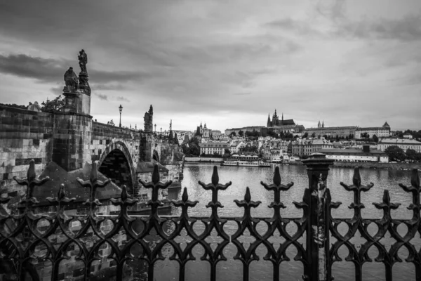 Krásné Ulice Architektura Podzimu Praha — Stock fotografie