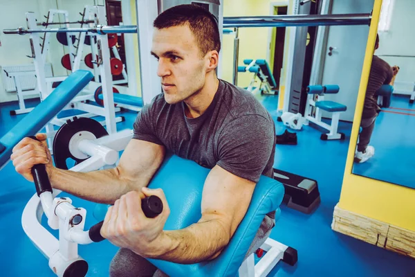 Man Goes Sports Gym — Stock Photo, Image