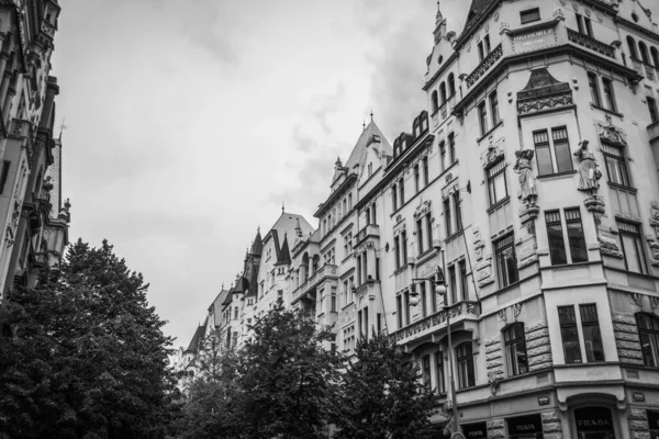 Hermosas Calles Arquitectura Otoño Praga —  Fotos de Stock