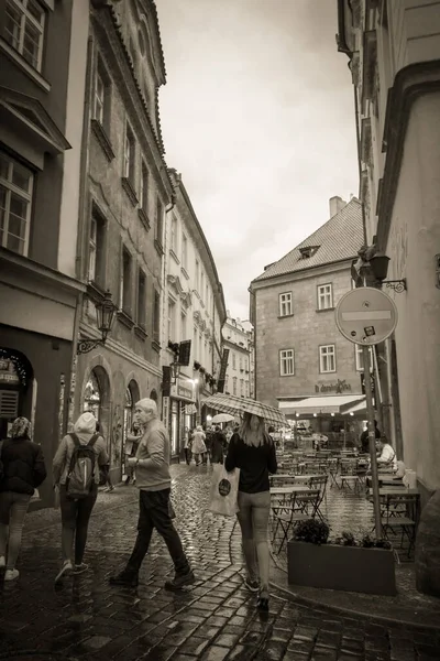 Hermosas Calles Arquitectura Otoño Praga —  Fotos de Stock