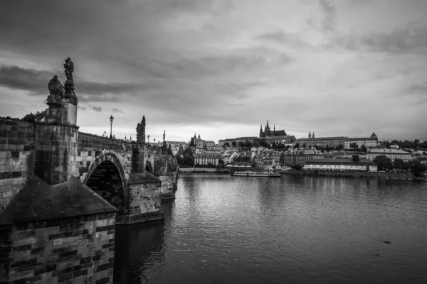 Güz Prag Güzel Sokakları Mimarisi — Stok fotoğraf