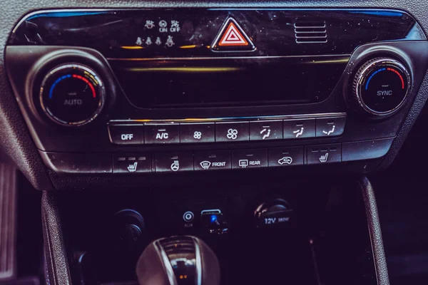 Modern Car Interior Background — Stock Photo, Image