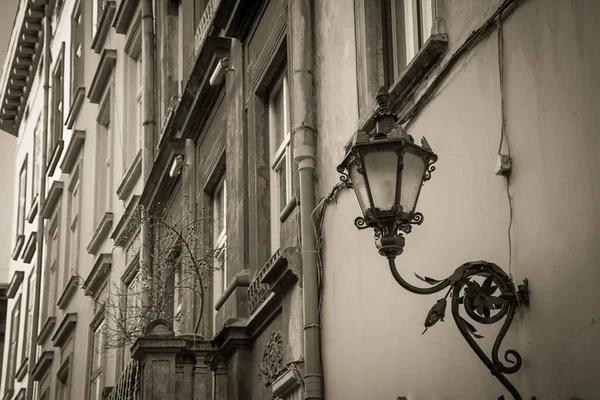 Magnifica Architettura Invernale Lviv Strade — Foto Stock