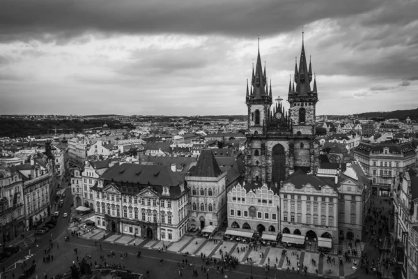 Magnífica Arquitetura Praga Medieval Uma Viagem Europa — Fotografia de Stock