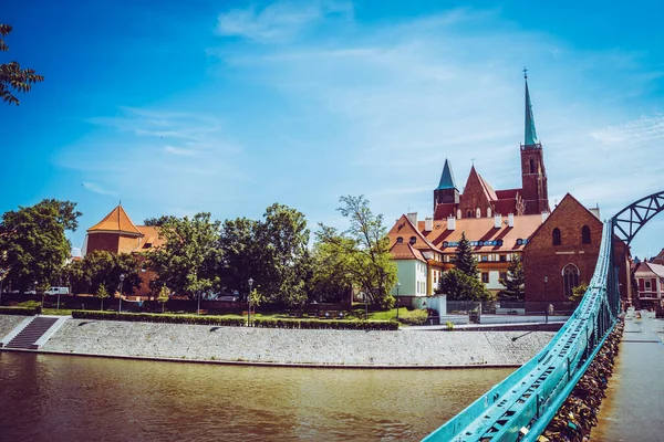 Belles Églises Wroclaw Attractions Voyages Europe — Photo