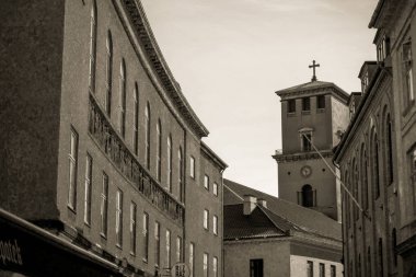 Kopenhag Şehri, Danimarka, İskandinavya. Güzel bir yaz günü