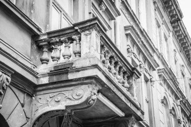Muhteşem kış Lviv mimarisi ve sokakları