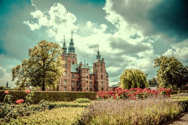 Kopenhag 'daki Güzel Rosenborg Kalesi