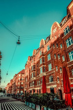 Kopenhag Şehri, Danimarka, İskandinavya. Güzel bir yaz günü