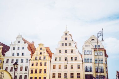 Wroclaw 'ın güzel, resimsi merkezi