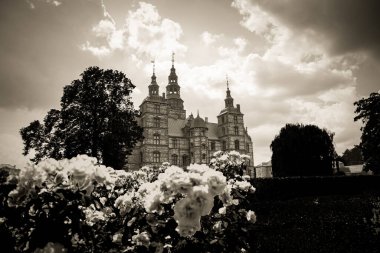 Kopenhag 'daki Güzel Rosenborg Kalesi