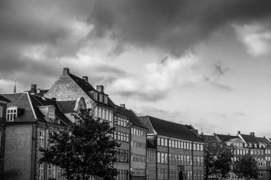 Kopenhag Şehri, Danimarka, İskandinavya. Güzel bir yaz günü