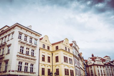 Güz Prag 'ın güzel sokakları ve mimarisi