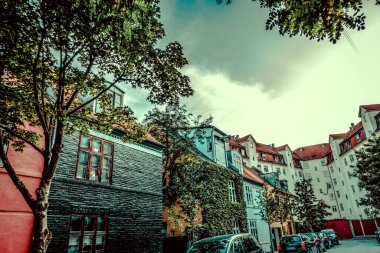 Kopenhag Şehri, Danimarka, İskandinavya. Güzel bir yaz günü