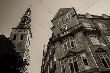 Kopenhag Şehri, Danimarka, İskandinavya. Güzel bir yaz günü