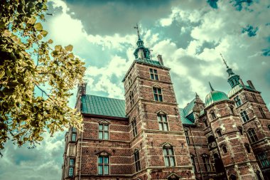 Kopenhag 'daki Güzel Rosenborg Kalesi