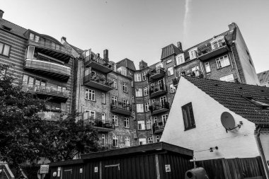 Kopenhag Şehri, Danimarka, İskandinavya. Güzel bir yaz günü