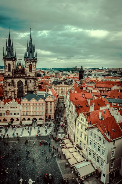 Die Prachtvolle Architektur Des Mittelalterlichen Prag Eine Reise Nach Europa — Stockfoto