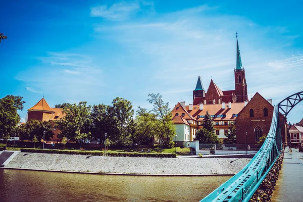 Belles Églises Wroclaw Attractions Voyages Europe — Photo