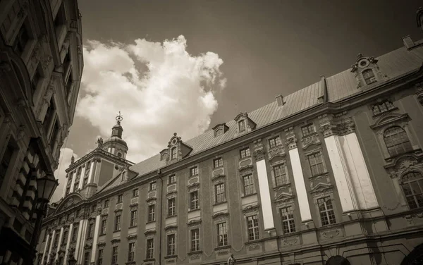 Die Architektur Der Alten Polnischen Stadt Breslau — Stockfoto