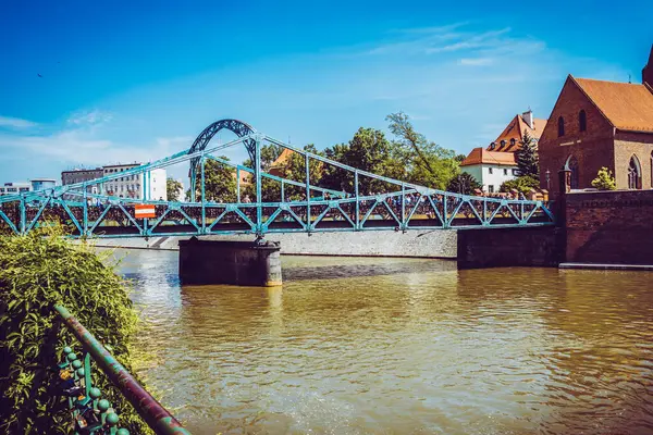 Schöne Kirchen Von Breslau Sehenswürdigkeiten Reisen Europa — Stockfoto