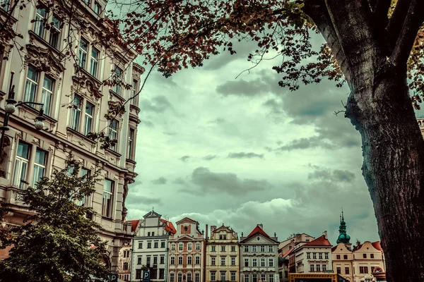 Hermosas Calles Arquitectura Otoño Praga — Foto de Stock