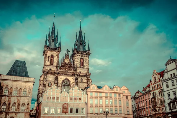 Arquitectura Antigua Magnífica Praga — Foto de Stock