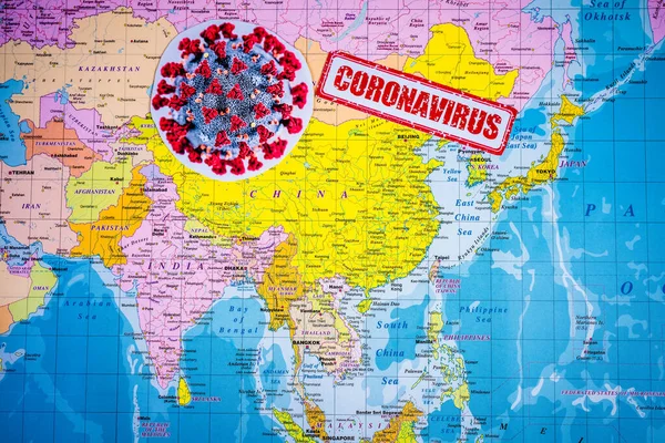 Coronavirus 2019 Ncov Епідемія — стокове фото