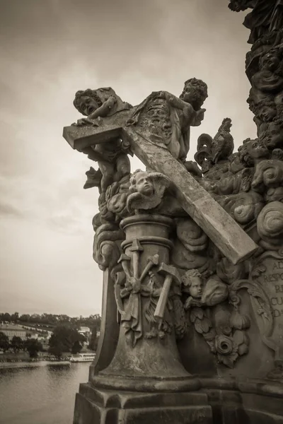 Schöne Straßen Und Architektur Des Herbstlichen Prag — Stockfoto