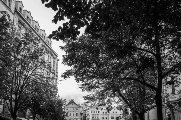 Beautiful Streets Architecture Autumn Prague — Stock Photo, Image