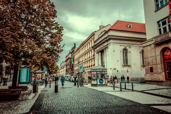 Belles Rues Architecture Automne Prague — Photo