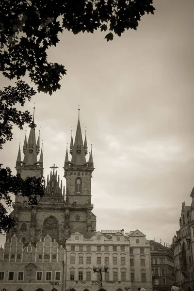 Magnifica Architettura Della Praga Medievale Viaggio Europa — Foto Stock