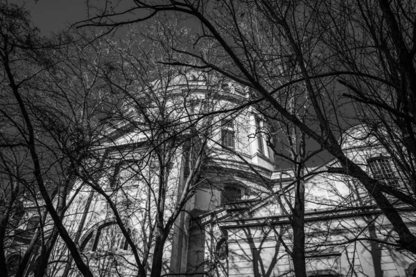 Magnificent Winter Lviv Architecture Streets — Stock Photo, Image